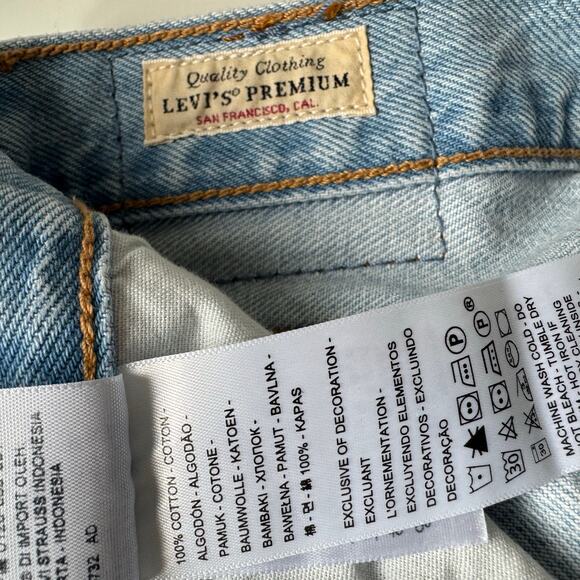 Levi's 501 Original Cropped Women's Jeans size 27 x 26 Ojai Luxor Ra - Picture 7 of 10